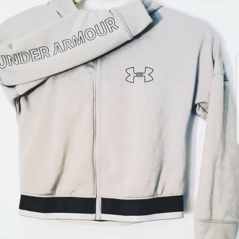 Under Armour cropped zip up hoodie